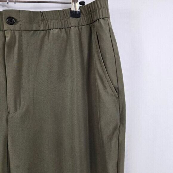Banana Republic Lightweight Pants In Olive Green - Size L - Picture 4 of 8